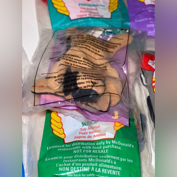 NWT TY Beanie Babies McDonald’s Happy Meal Toy Lot - Picture 8 of 8